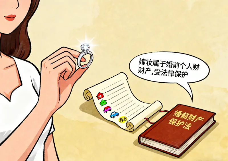 赔嫁是女方婚前财产吗